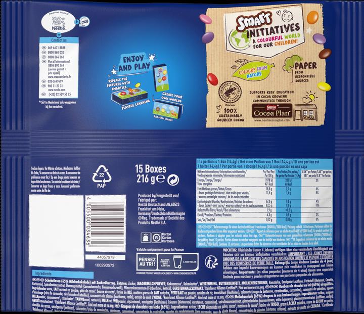 Image du produit Nestlé SMARTIES Mini 216g (245 g)