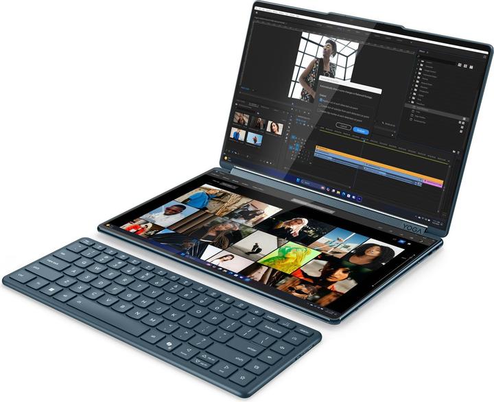 Produktbild Lenovo Yoga Book 9 (14", Intel Core Ultra 7 255H, 32 GB, 1000 GB, DE)