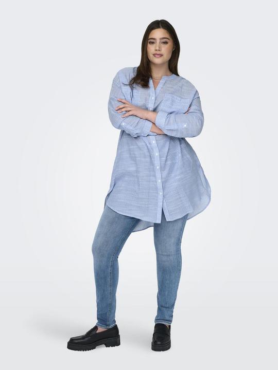 Image du produit Only Coupe décontractée Col boutonné Manches courbes avec revers Chemise (50)