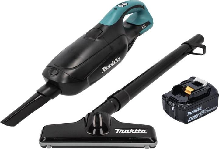 Produktbild Makita DCL 182 M1 B Akku Staubsauger 18 V Schwarz + 1x Akku 4,0 Ah - ohne Ladegerät