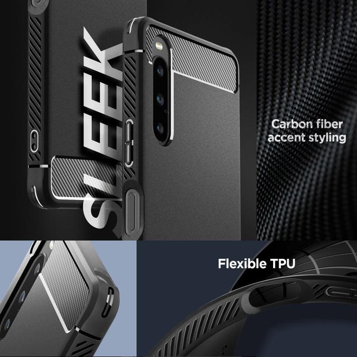 Produktbild Spigen Rugged Armor Sony Xperia 10 V czarny/black ACS06202 (Sony Xperia 10 V)