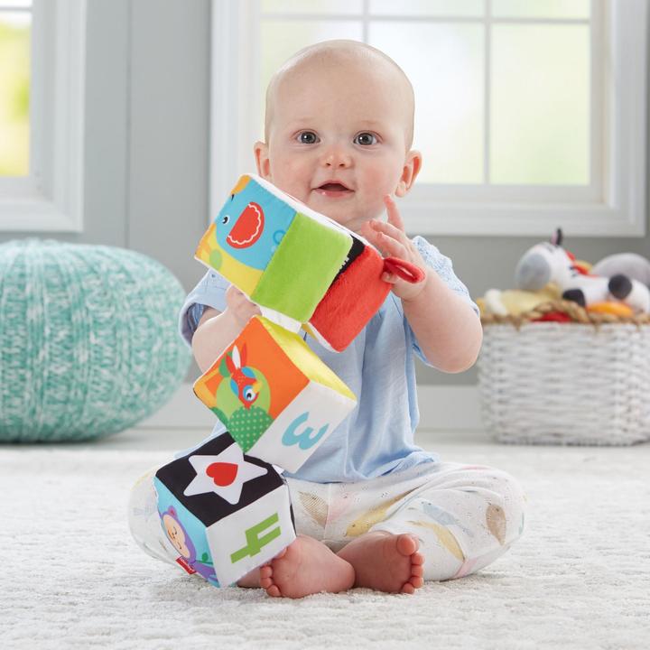 Produktbild Fisher-Price Weiche Würfel Drehen & Lernen