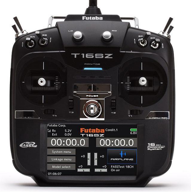 Futaba T16SZ Potless Ultimate 2.4GHz + R7008SB M1