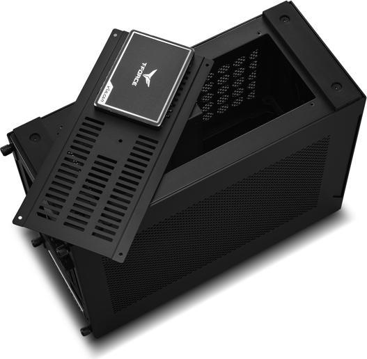 Productafbeelding Lian-Li A4-H2O X4 Mini-ITX kast, PCIE4.0 riser kabel (Mini-ITX)