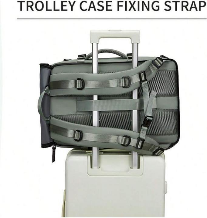 Actual product image Only-Bags.Store Waterproof 40.64 Cm business laptop backpack, travel backpack with separate shoe bag, outdoor