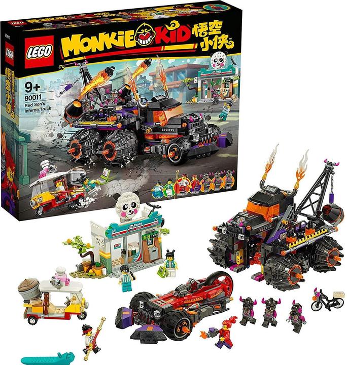 Produktbild LEGO Red Sons Inferno-Truck (80011, LEGO Monkie Kid, LEGO Seltene Sets)
