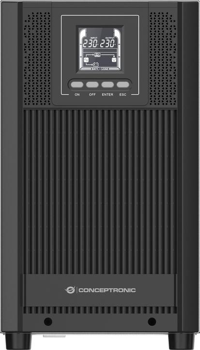 Immagine prodotto Conceptronic ZEUS UPS 3000VA 2700W UPS online, porta IEC EPO (3000 VA, 2700 W, Doppio convertitore online UPS)