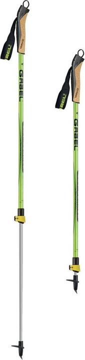 Actual product image No Name Ski touring poles Gabel Altaquota Winter FL lime green