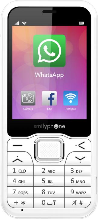 Smilyphone - Das erste Tastaturhandy mit WhatsApp (2.80", 2 Mpx, 3G)