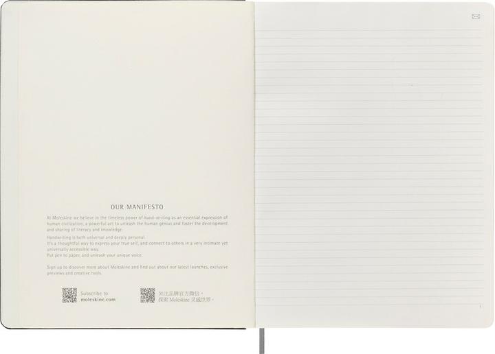 Actual product image Moleskine Smart Notebook (A4, Lined, Hardcover)
