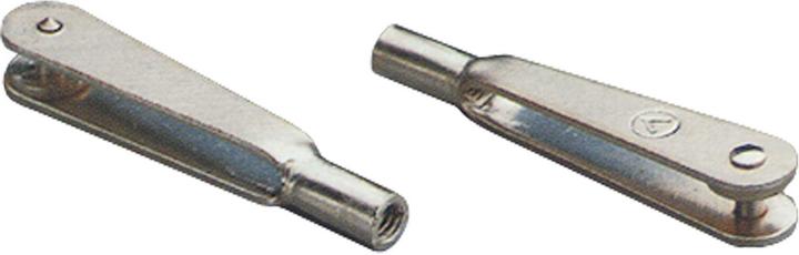Actual product image Modellbau Lindinger fork heads m3 spring steel 10pcs.
