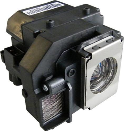 Actual product image Azurano Projector lamp compatible with EPSON ELPLP55, V13H010L55 Replacement lamp with housing (EB-W8D, PowerLite Presenter)
