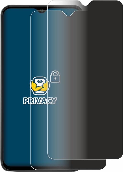 Actual product image BROTECT Anti-spy privacy film Blue light protection film (2 Piece, Xiaomi Redmi 9C)