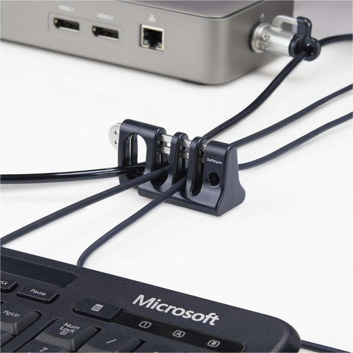 Immagine prodotto StarTech COM Blocca cavo periferico/supporto cavo Blocca cavo computer Blocca cavo Usa con