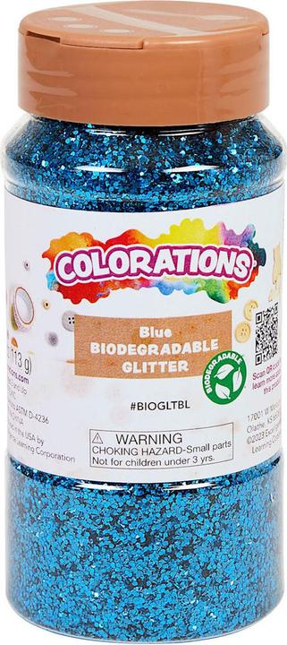 Actual product image Colorations Colourations - Biodegradable glitter - Blue, 113 g