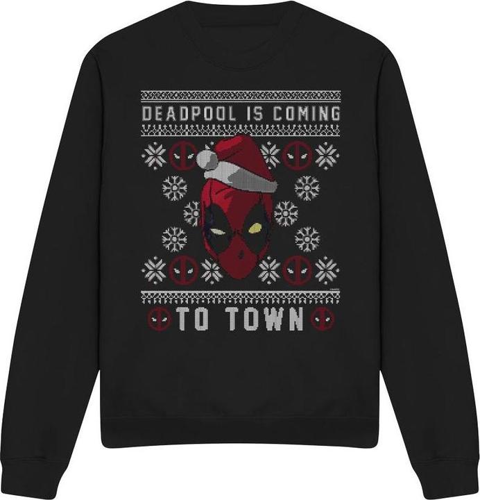 Immagine prodotto Deadpool Coming To Town Felpa Adulto Unisex (S)
