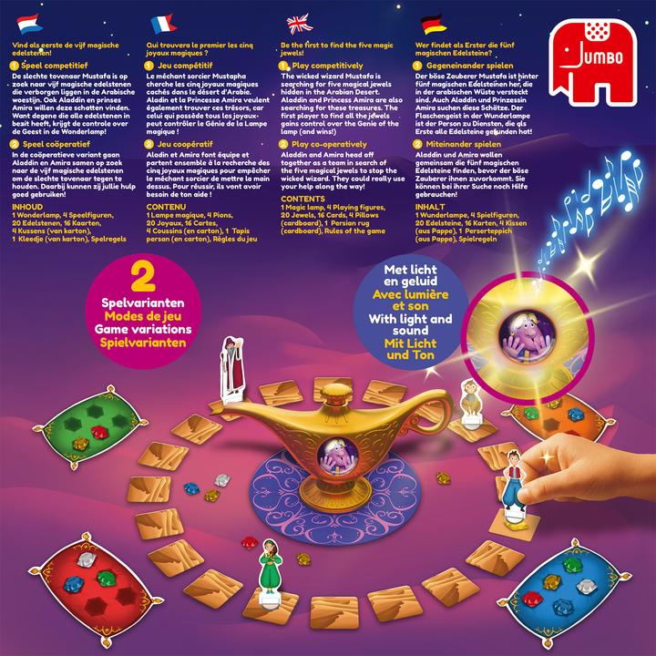 Actual product image Jumbo Aladdin and the magic lamp (German, French, Italian)