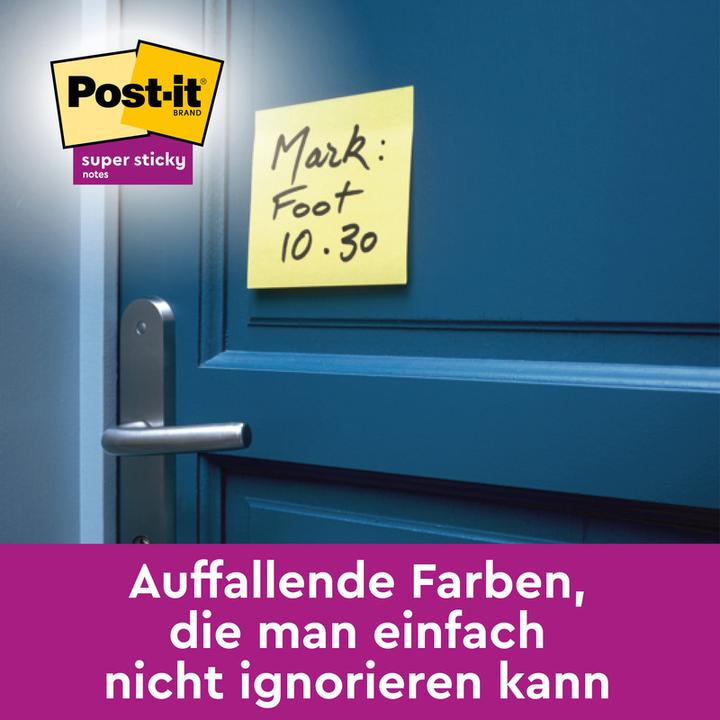 Produktbild Post-it Super Sticky Haftnotizen Recycling