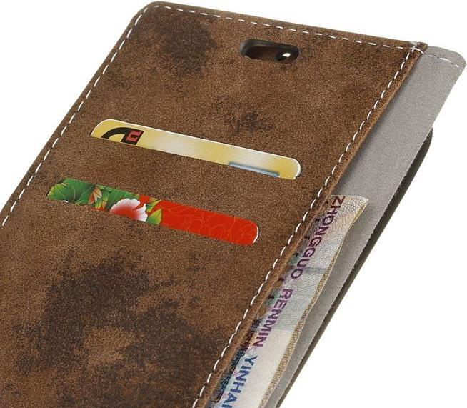 Produktbild MU Classic Vintage Leder Hülle (LG Q6+, LG Q6)
