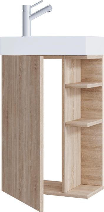 Actual product image VCM 2-piece Bathroom Furniture Set Guest WC Guest Bathroom Washbasin Small Narrow Lumia