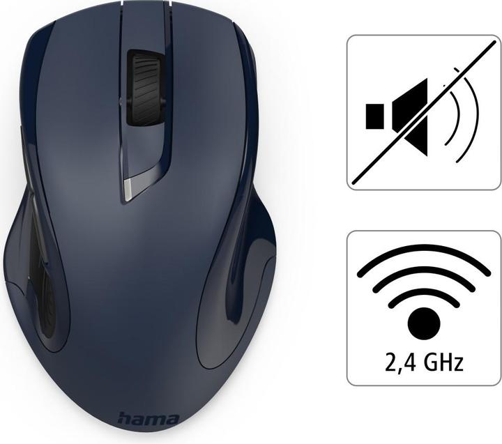 Image du produit Hama MW-800 V2 Souris droite RF sans fil laser 3200 DPI (Sans fil)