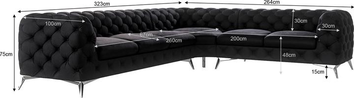 Actual product image Ropez Chelsea (Corner sofa)