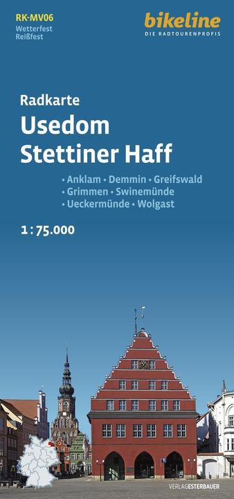 Image du produit Carte cycliste Usedom, Stettiner Haff (RK-MV06)