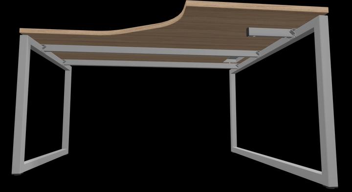 Produktbild Narbutas Nova O Eckschreibtisch Rechts (1400 x 1200 x 740 mm)