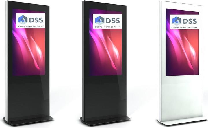Immagine prodotto DSS Stele Portrait per interni, schermo da 75", nero