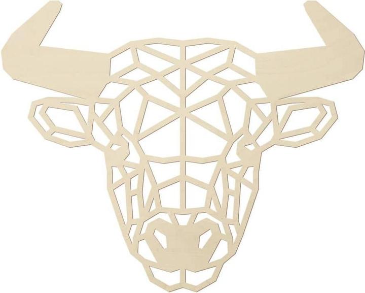 Image du produit Trenddeko Taureau en origami (50 x 39 cm)