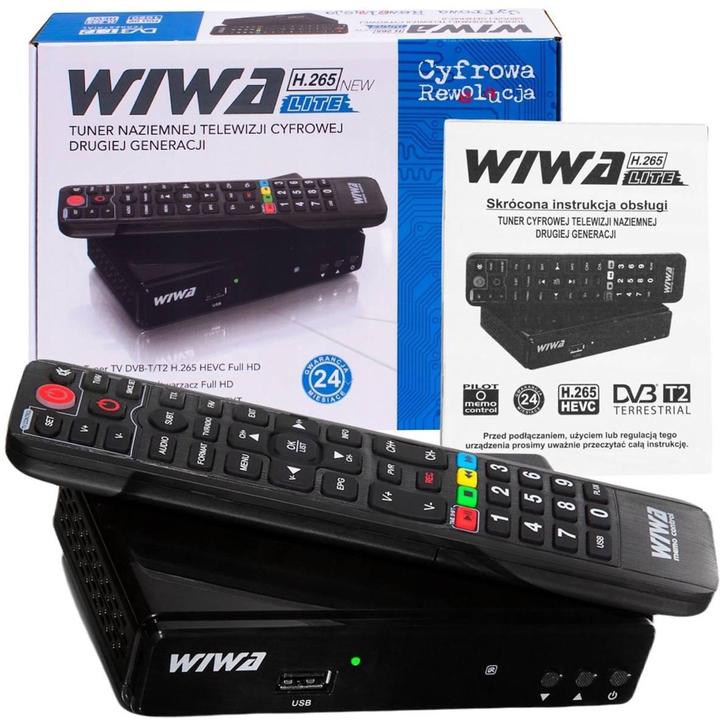 Image du produit Wiwa TUNER DVB-T/T2 H.265 LITE (DVB-T, DVB-T2)