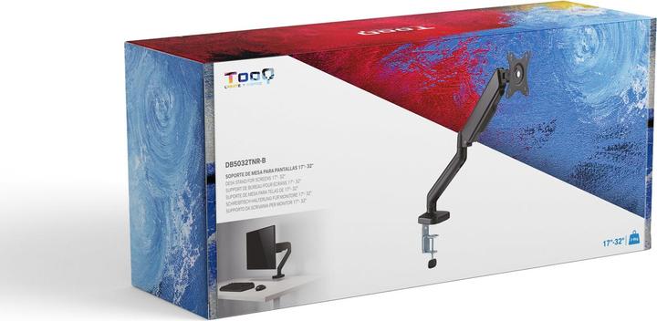 Actual product image Tooq Technology SOPORTE MESA PANT. GIRA INCLI 1 BRAZO 17-32 NEGRO (Table, 32")