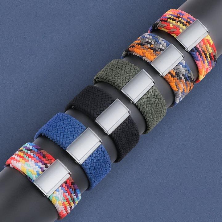Produktbild Hurtel Armband aus Stoff für die Watch 9 / 8 / 7 / 6 / SE / 5 / 4 / 3 / 2 (41 mm / 40 mm / 38 mm), geflocht (Braided Fabric)