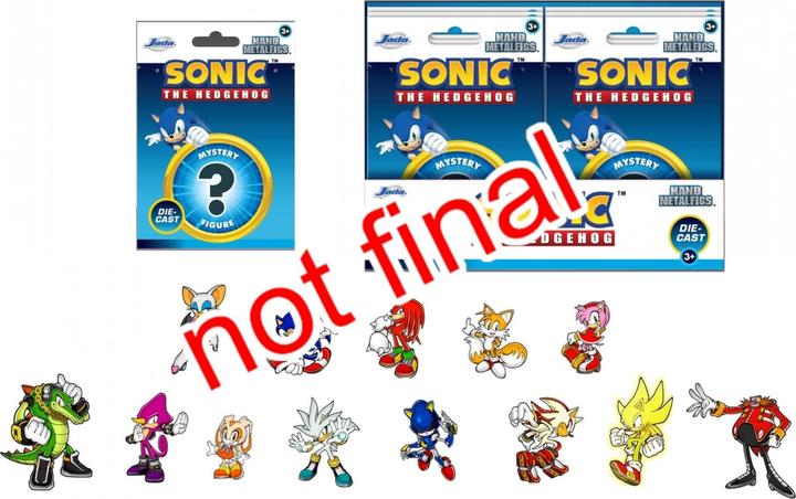 Actual product image Jada Sonic Blind Pack Nanofigs, 13-sort.