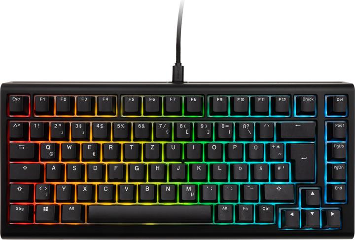 Actual product image Ducky Tinker 75 Gaming Keyboard, RGB - MX-Brown (ISO-DE) (DE, Cable)