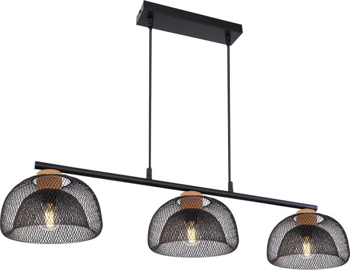 Globo Suspension lamp Vitiano black 3xE14 (E14)
