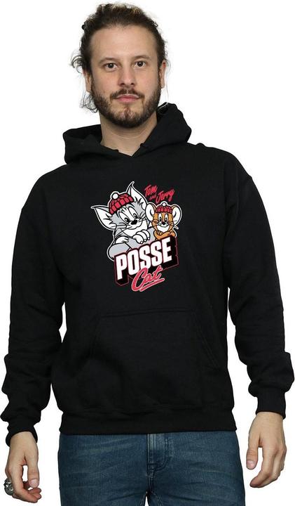 Actual product image Tom & Jerry Mens Posse Cat Hoodie (L)