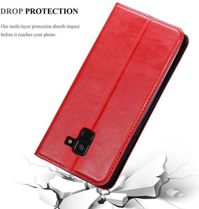 Actual product image Cadorabo Book Invisible Magnet Cover (Samsung Galaxy A6)
