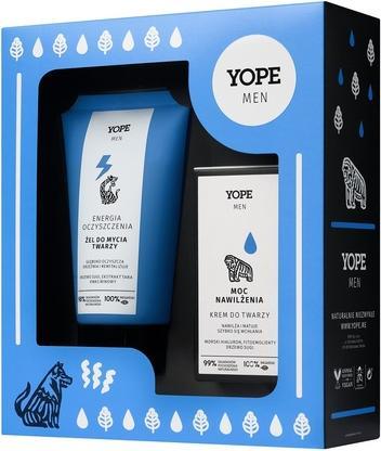 Image du produit Yope Yopeset Men Gel Nettoyant Visage Bois 150ml et Crème Hydratante 50ml