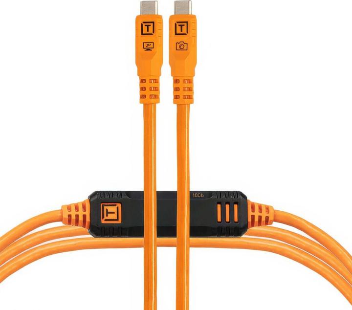 Tether Tools TetherPro USB-C Optima 10G gerade orange 4,6m (4.60 m, USB 3.2 Gen 2)