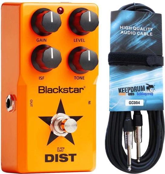 Blackstar LT-Dist Effect Pedal with Guitar Cable 6m (Guitar)