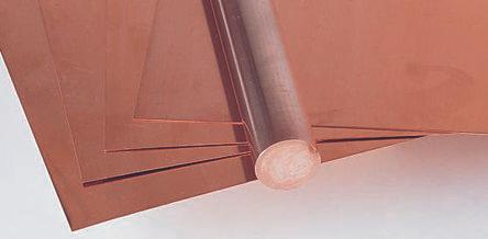 Actual product image Rs Pro HDHC copper bar stock,1m L 15x3mm