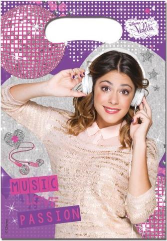 Actual product image Procos Violetta party bags (Gift bag, 6 x)