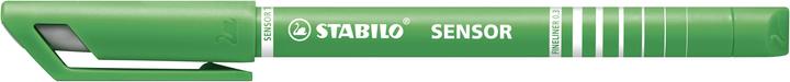 Produktbild STABILO SENSOR F Finliner mit gefederter Spitzer (Mehrfarbig, 4 x)