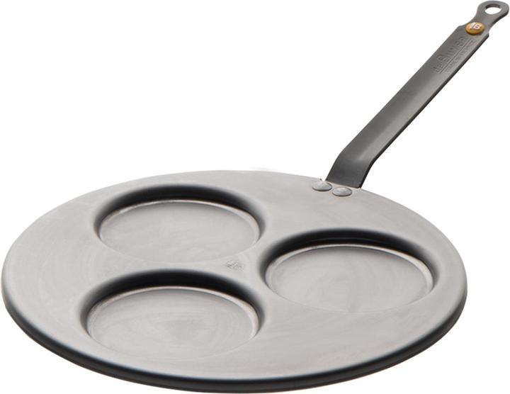 Actual product image de Buyer Blinis pan (27 cm, Frying pan, Iron, Steel)