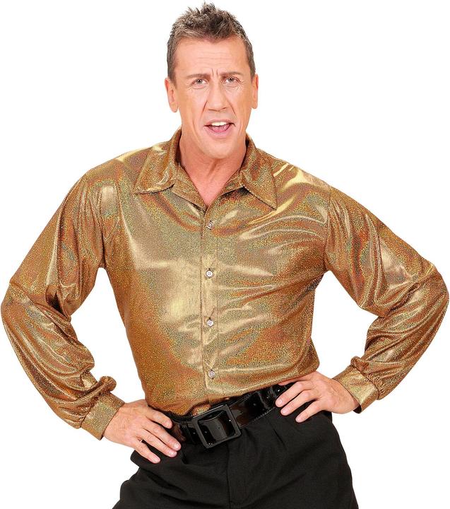Actual product image Widmann THE 70s DISCO STYLE (holographic shirt), M/L (M/L)