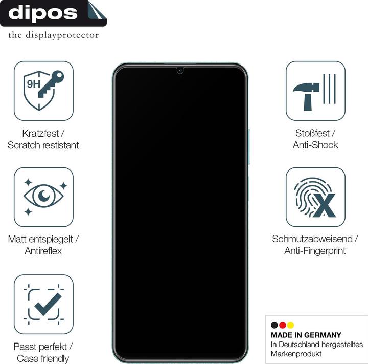 Image du produit Dipos Film de Protection d’écran Anti-Shock (2 pièce(s), Realme C51)