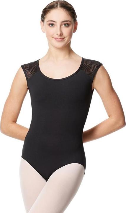 Actual product image Lulli Jersey with flower net cap sleeves (L)