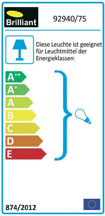 Energy Label Brilliant Vessa (E27)