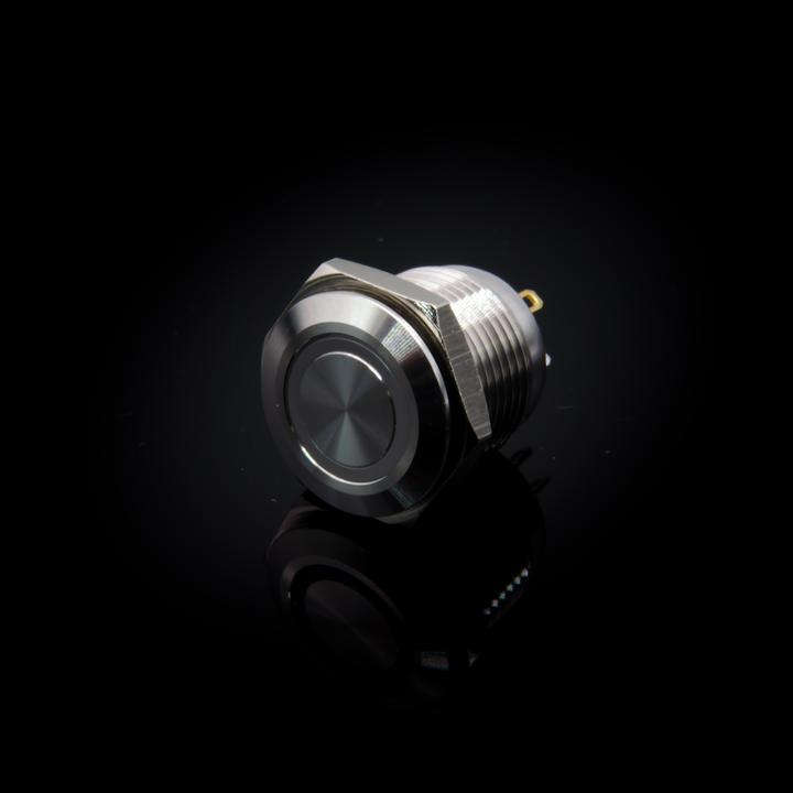 Immagine prodotto Purecrea Pulsante da 16 mm con illuminazione RGB 5V - acciaio inox